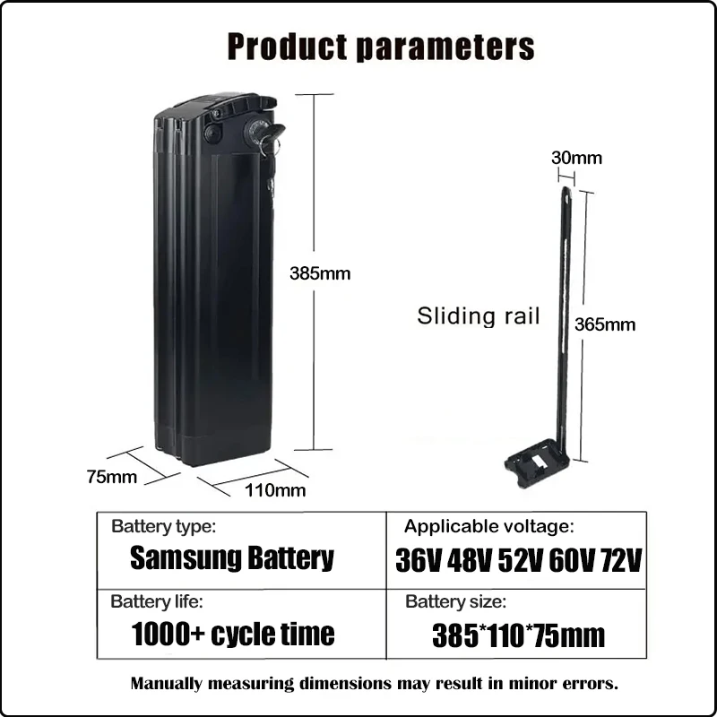 36v48v52v 60v 72v Bafang 1000w - Electric Bicycle Battery 72V 30Ah review and price